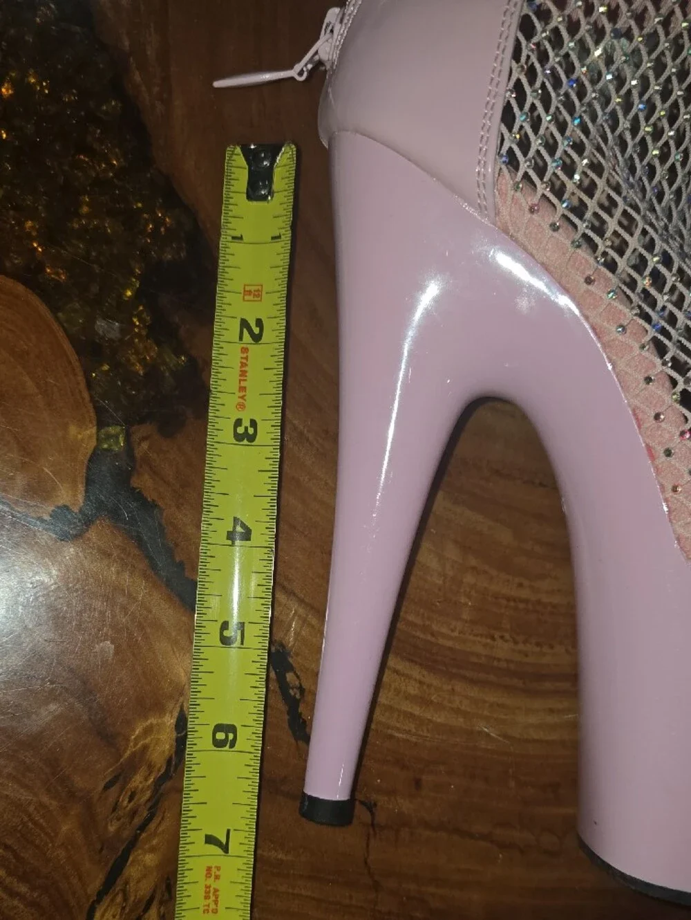 Pink Platform Stiletto Heels with Mesh Detail - Women Bandle 2 Pairs Shoes